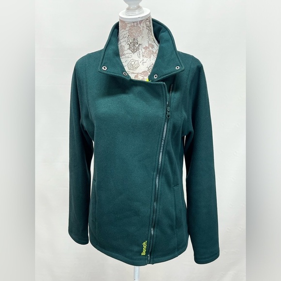 BENCH Teal and yellow full zip jacket size‎ XL - Picture 5 of 15
